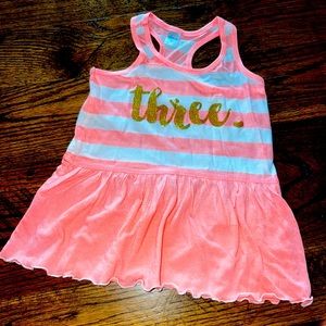 2/$12 Worn once- Three-year old dress